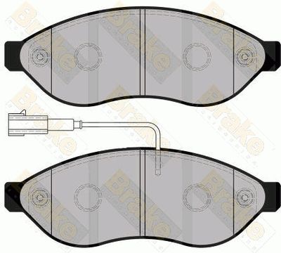 PA1754 Brake ENGINEERING Комплект тормозных колодок, дисковый тормоз