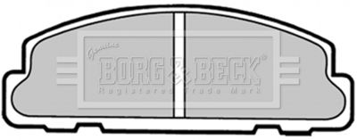 BBP1321 BORG & BECK Комплект тормозных колодок, дисковый тормоз