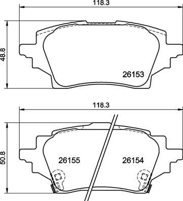 P83178 BREMBO Комплект тормозных колодок, дисковый тормоз