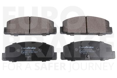 5502223225 EUROBRAKE Комплект тормозных колодок, дисковый тормоз