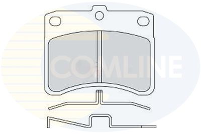 CBP0770 COMLINE Комплект тормозных колодок, дисковый тормоз