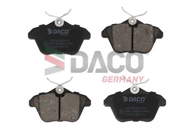 320106 DACO Germany Комплект тормозных колодок, дисковый тормоз