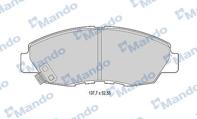 MBF015959 MANDO Комплект тормозных колодок, дисковый тормоз