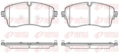 181500 REMSA Комплект тормозных колодок, дисковый тормоз