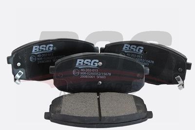 BSG40200049 BSG Комплект тормозных колодок, дисковый тормоз