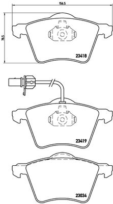 FK20315 KAISHIN Комплект тормозных колодок, дисковый тормоз