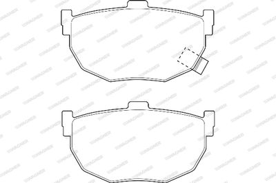 WBP21553A WAGNER Комплект тормозных колодок, дисковый тормоз