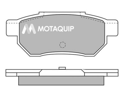 LVXL469 MOTAQUIP Комплект тормозных колодок, дисковый тормоз