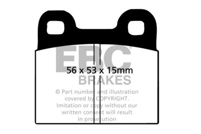 DP5105NDX EBC Brakes Комплект тормозных колодок, дисковый тормоз