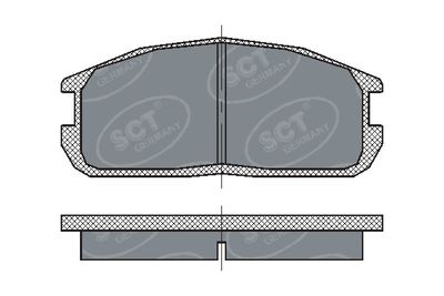 SP220PR SCT - MANNOL Комплект тормозных колодок, дисковый тормоз