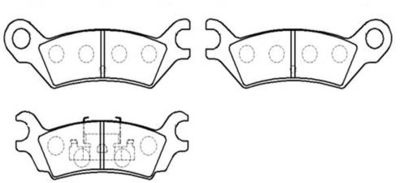 HP8243 HSB GOLD Комплект тормозных колодок, дисковый тормоз