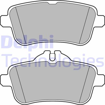 LP3159 DELPHI Комплект тормозных колодок, дисковый тормоз