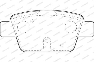 WBP23714A WAGNER Комплект тормозных колодок, дисковый тормоз