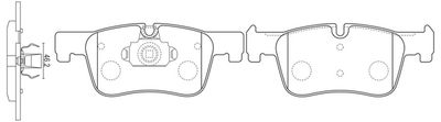 FP1922 FIT Комплект тормозных колодок, дисковый тормоз