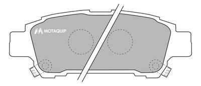 LVXL1107 MOTAQUIP Комплект тормозных колодок, дисковый тормоз