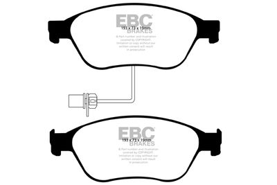 DP21535 EBC Brakes Комплект тормозных колодок, дисковый тормоз