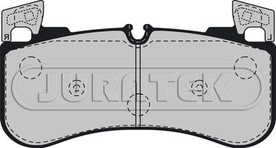 JCP8304 JURATEK Комплект тормозных колодок, дисковый тормоз