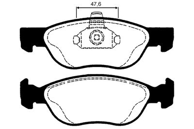 RA06141 RAICAM Комплект тормозных колодок, дисковый тормоз