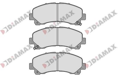 N09840 DIAMAX Комплект тормозных колодок, дисковый тормоз