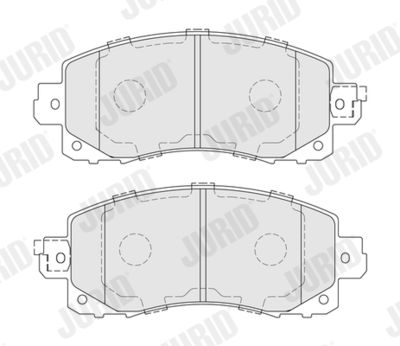 574044J JURID Комплект тормозных колодок, дисковый тормоз