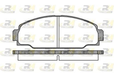 227400 ROADHOUSE Комплект тормозных колодок, дисковый тормоз