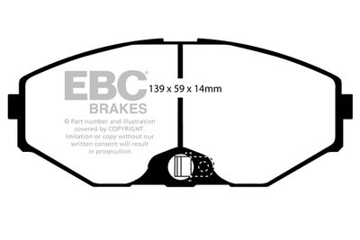 DP21471 EBC Brakes Комплект тормозных колодок, дисковый тормоз