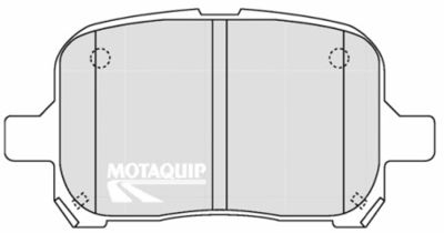 LVXL1237 MOTAQUIP Комплект тормозных колодок, дисковый тормоз