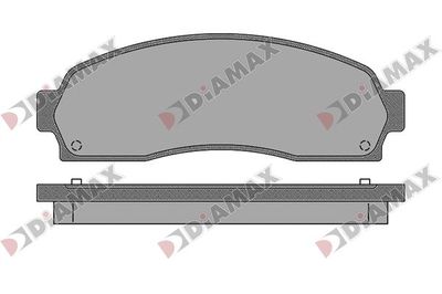 N09783 DIAMAX Комплект тормозных колодок, дисковый тормоз