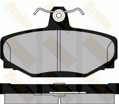 PA555 Brake ENGINEERING Комплект тормозных колодок, дисковый тормоз