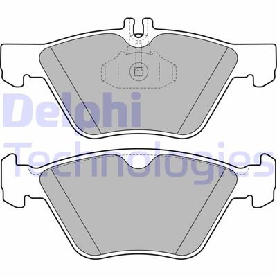 LP1589 DELPHI Комплект тормозных колодок, дисковый тормоз