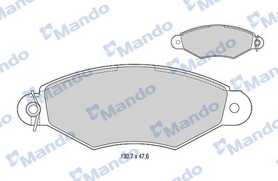 MBF015005 MANDO Комплект тормозных колодок, дисковый тормоз