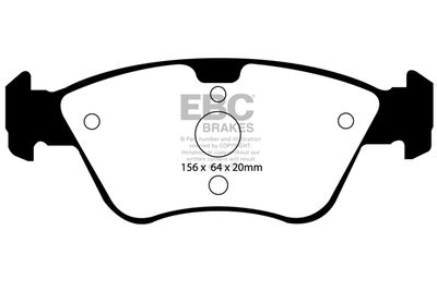 DP21075 EBC Brakes Комплект тормозных колодок, дисковый тормоз