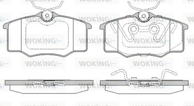P946320 WOKING Комплект тормозных колодок, дисковый тормоз