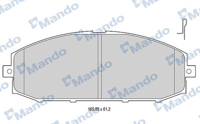 MBF015736 MANDO Комплект тормозных колодок, дисковый тормоз