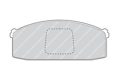 FDB294 FERODO Комплект тормозных колодок, дисковый тормоз