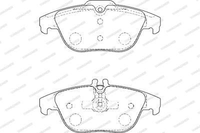 WBP24253A WAGNER Комплект тормозных колодок, дисковый тормоз