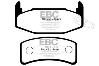 DP2978 EBC Brakes Комплект тормозных колодок, дисковый тормоз