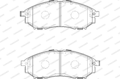 WBP80001A WAGNER Комплект тормозных колодок, дисковый тормоз