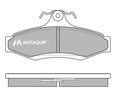 LVXL545 MOTAQUIP Комплект тормозных колодок, дисковый тормоз