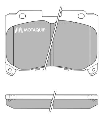 LVXL144 MOTAQUIP Комплект тормозных колодок, дисковый тормоз