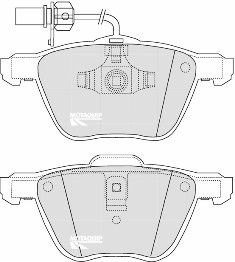 LVXL1043 MOTAQUIP Комплект тормозных колодок, дисковый тормоз