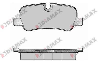 N09419 DIAMAX Комплект тормозных колодок, дисковый тормоз