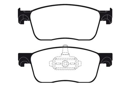 RA11740 RAICAM Комплект тормозных колодок, дисковый тормоз