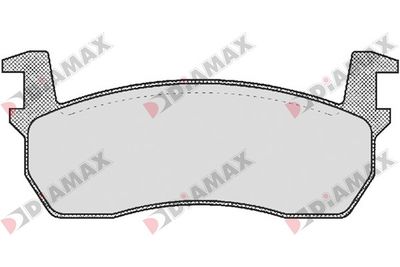 N09075 DIAMAX Комплект тормозных колодок, дисковый тормоз