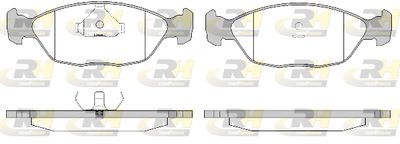 264400 ROADHOUSE Комплект тормозных колодок, дисковый тормоз