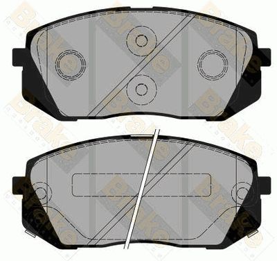 PA1873 Brake ENGINEERING Комплект тормозных колодок, дисковый тормоз