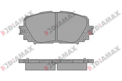 N09580 DIAMAX Комплект тормозных колодок, дисковый тормоз