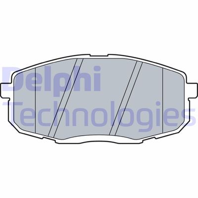 LP3513 DELPHI Комплект тормозных колодок, дисковый тормоз