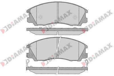 N09401 DIAMAX Комплект тормозных колодок, дисковый тормоз