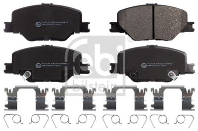 116247 FEBI BILSTEIN Комплект тормозных колодок, дисковый тормоз